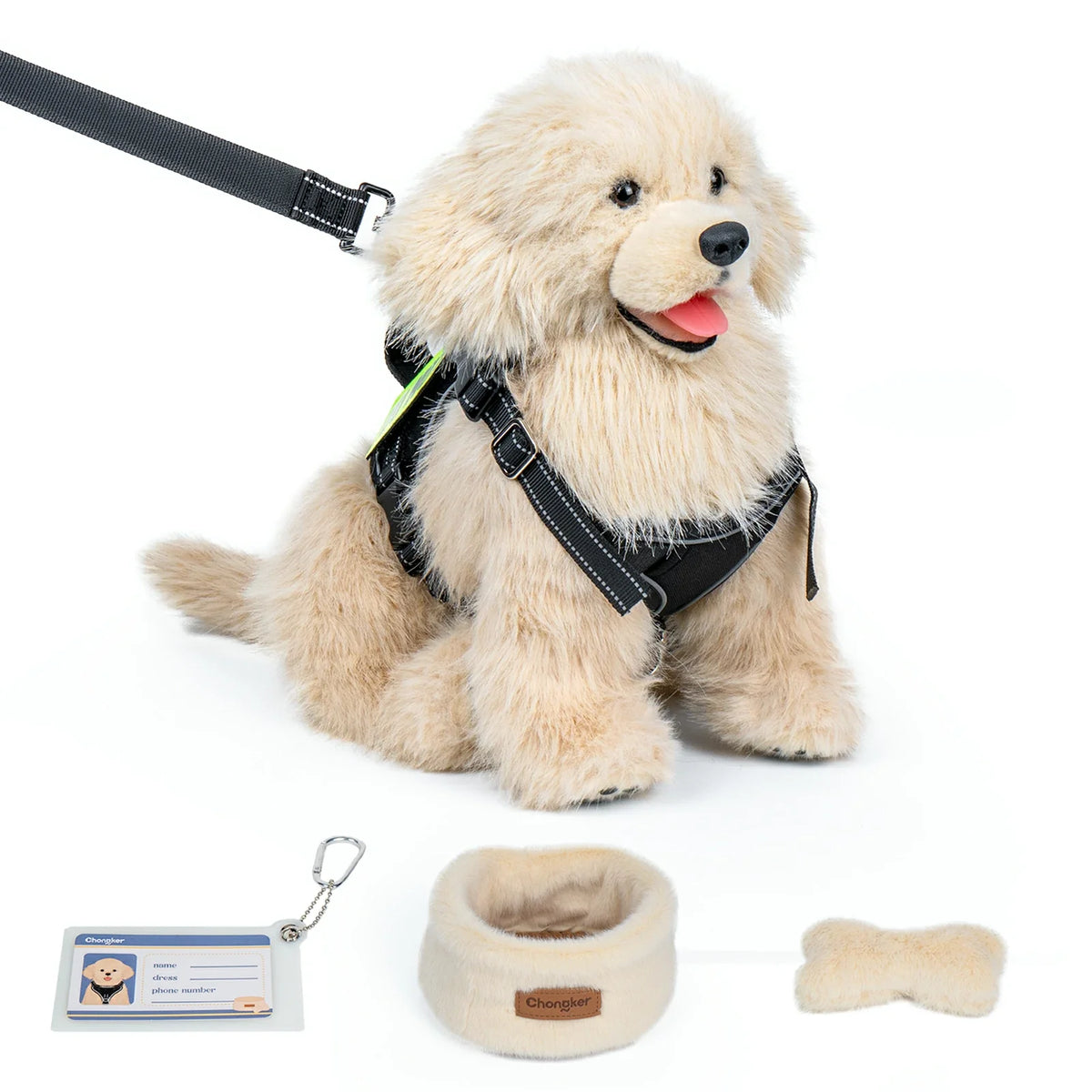 2.2lbs Golden Retriever Plush – Weighted Emotional Support Toy Gift
