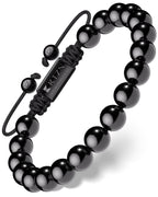 Black Obsidian Beaded Bracelet - Bali - Maven Couture IncBeaded Bracelet