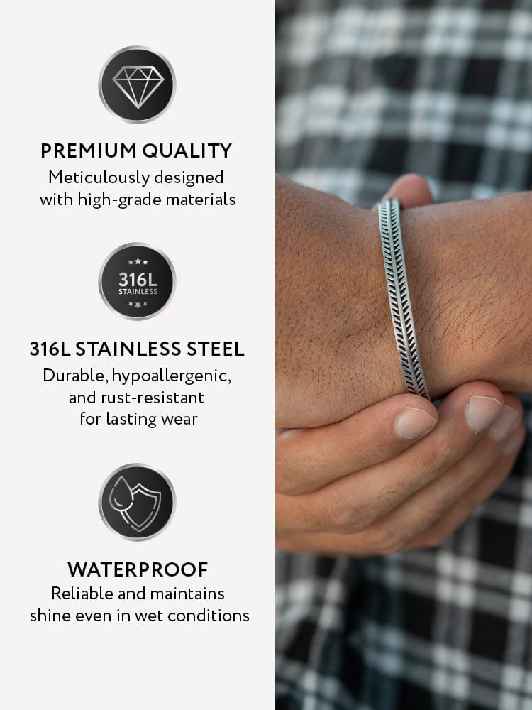 Native Feather Cuff Bracelet - Maven Couture IncCuff Bracelet