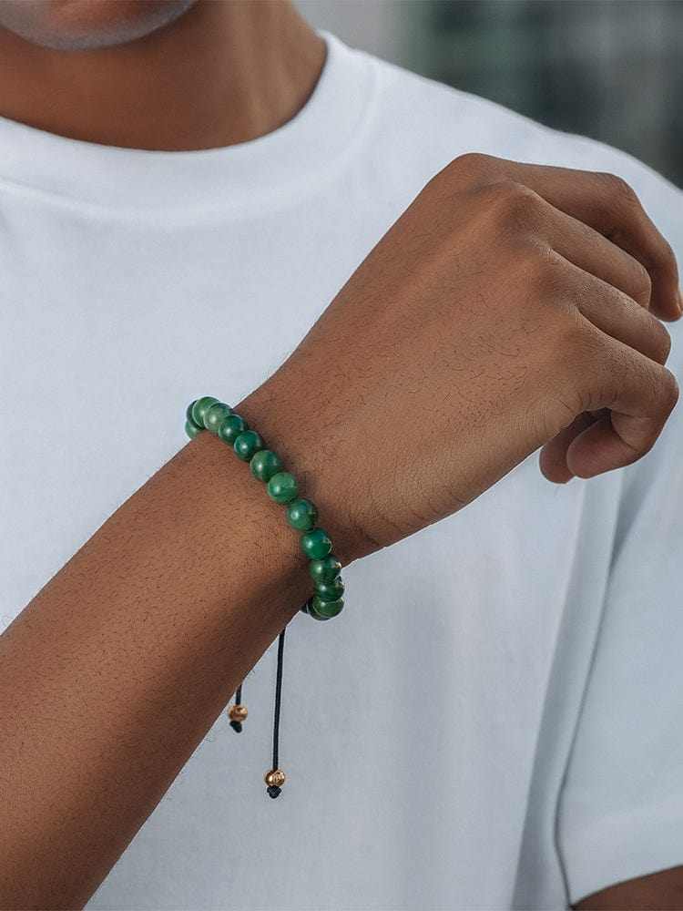 Jade Beaded Bracelet - Bali - Maven Couture IncBeaded Bracelet