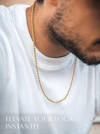 Gold Rope Chain (3mm) - Maven Couture IncNecklace