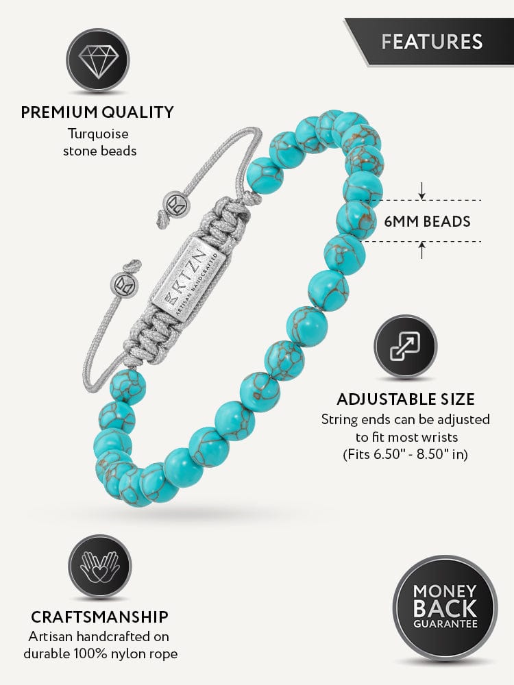 Turquoise Beaded Bracelet - Bali - Maven Couture IncBeaded Bracelet
