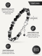 Skull Beaded Bracelet - Maven Couture IncBeaded Bracelet
