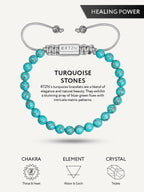 Turquoise Beaded Bracelet - Bali - Maven Couture IncBeaded Bracelet