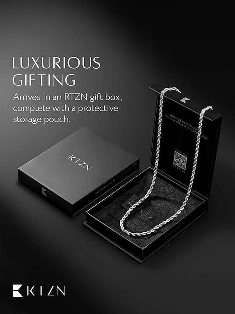Silver Rope Chain (3mm) - Maven Couture IncNecklace