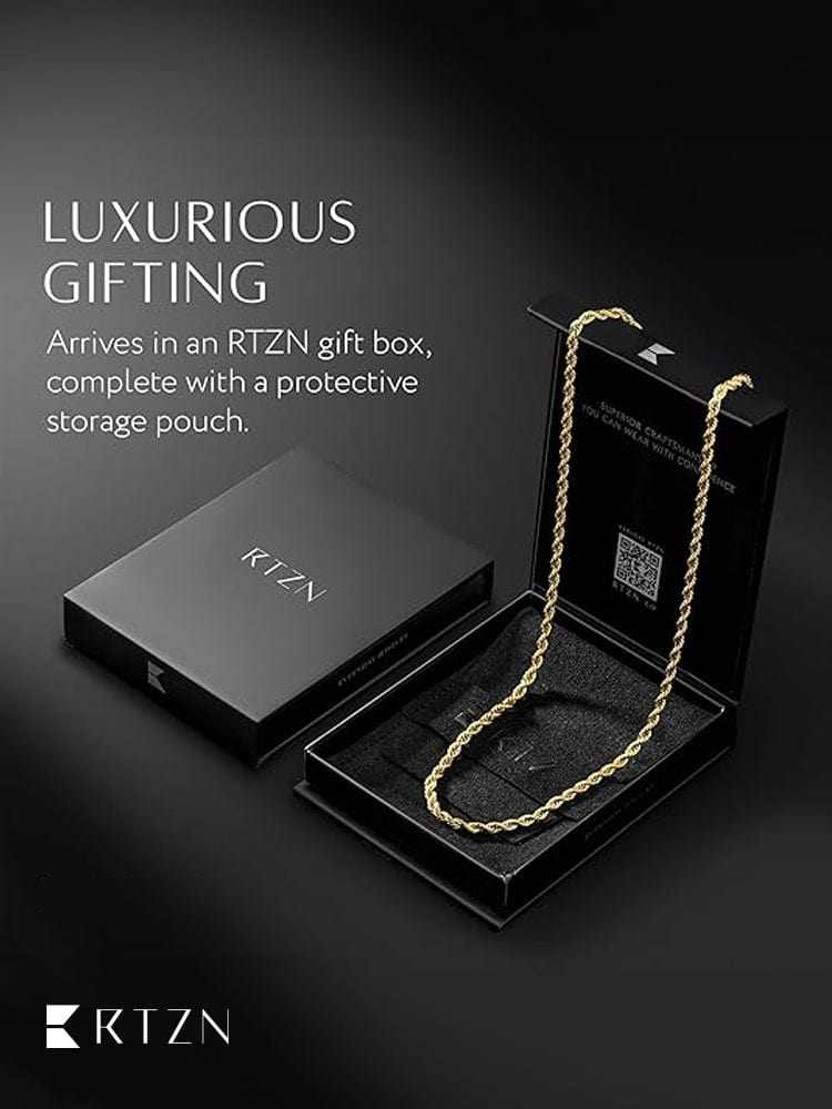 Gold Rope Chain (3mm) - Maven Couture IncNecklace