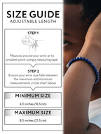 Lapis Lazuli Beaded Bracelet - Chain Fit - Maven Couture IncBeaded Bracelet