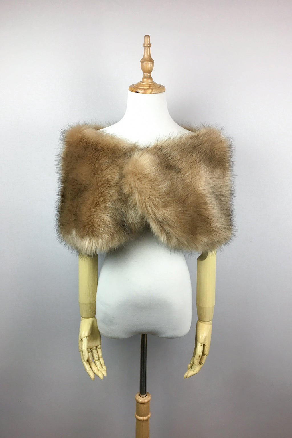 Honey Brown Fur Wrap (Serena LBrw03)