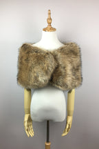 Honey Brown Fur Wrap (Serena LBrw03)