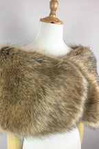 Honey Brown Fur Wrap (Serena LBrw03)