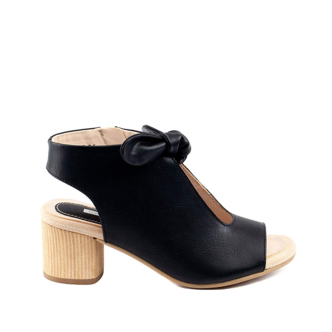Women's Kimora Black Heeled Sandals - Maven Couture IncSandal