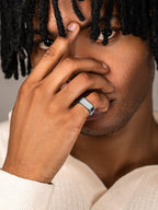 Rectangle Silver Signet Rings (Polished) - Maven Couture IncRings
