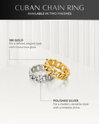 Cuban Link Ring (Gold) - Maven Couture IncRings
