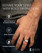 Rectangle Silver Signet Rings (Polished) - Maven Couture IncRings