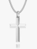 Cross Pendant Necklace (Silver) - Maven Couture IncCross Pendant