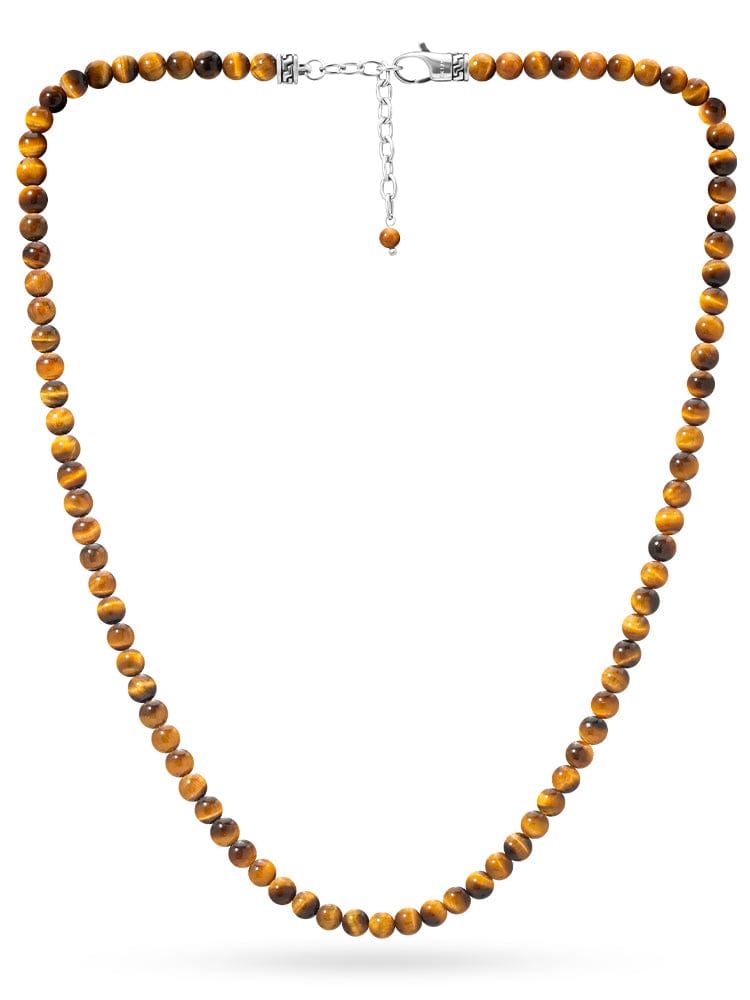 Tiger Eye Beaded Necklace - Maven Couture IncNecklace