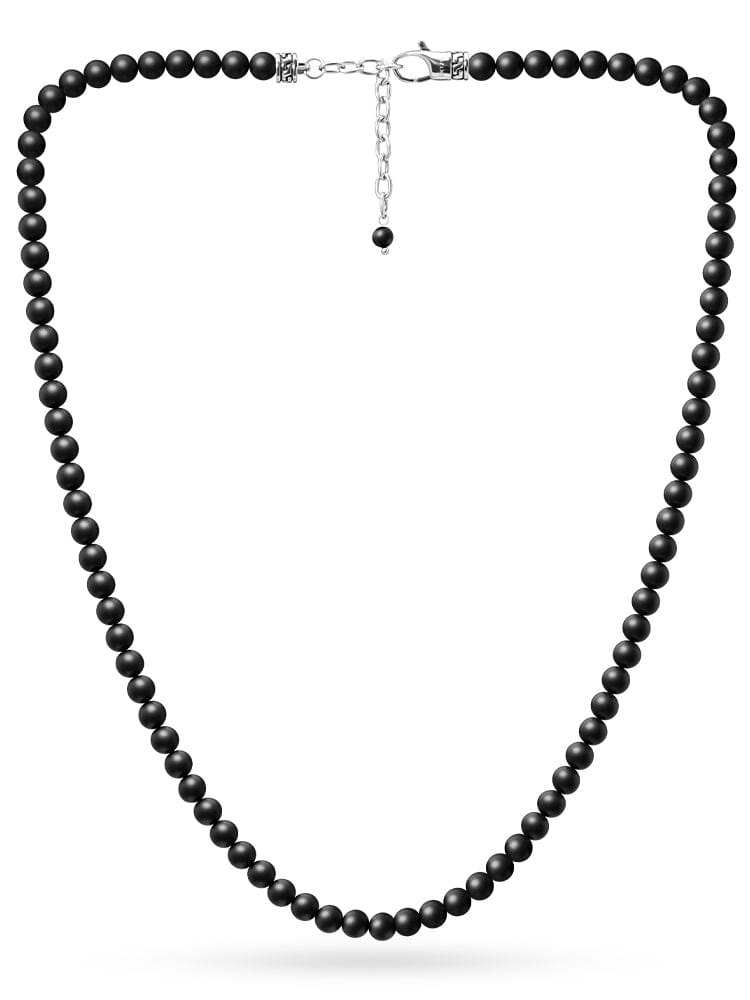 Black Onyx Beaded Necklace - Maven Couture IncNecklace
