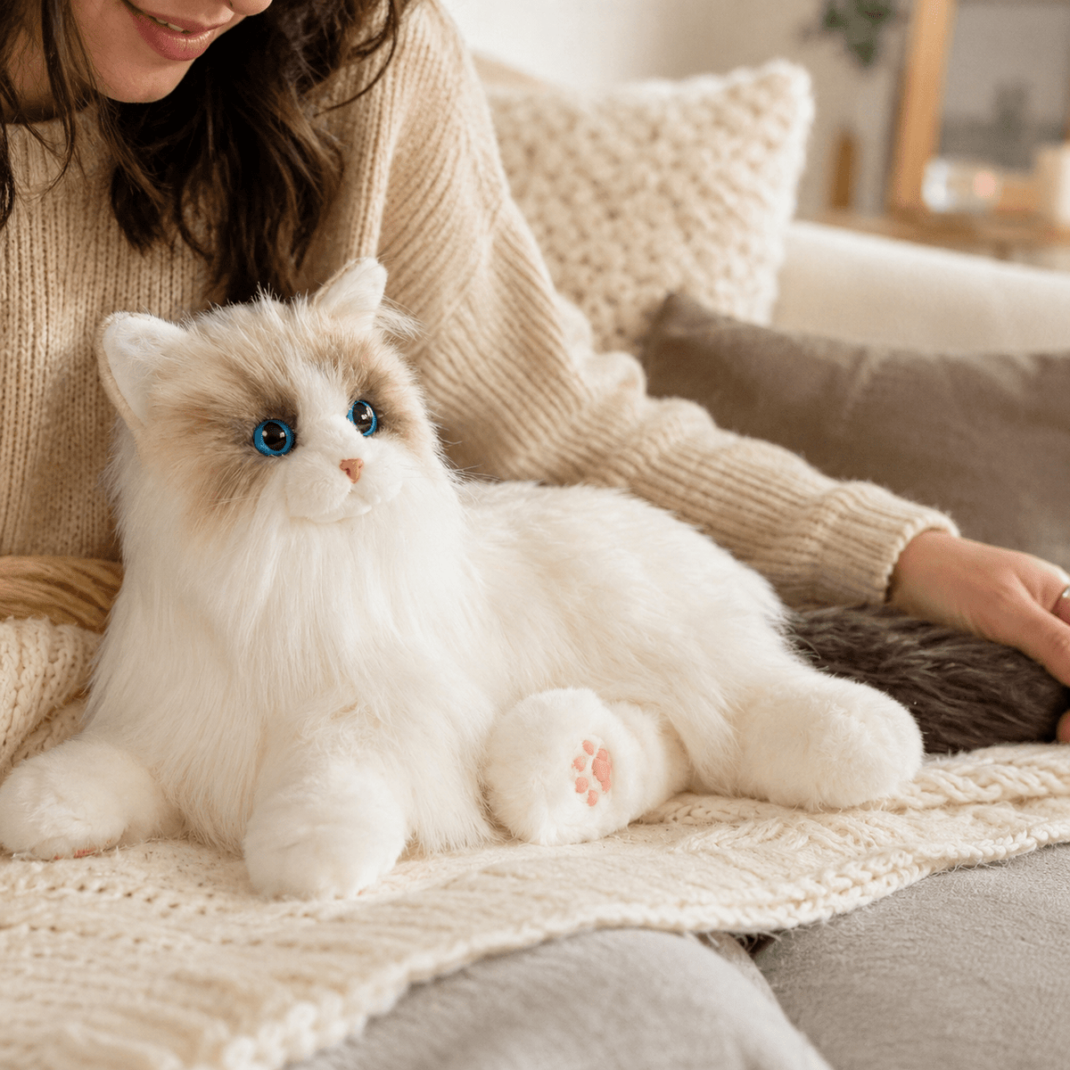 Percy Robot Cat – Voice,Purring & Heartbeat for Comfort - Maven Couture IncPERCY
