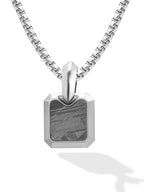 Meteorite Square Pendant Necklace - Maven Couture IncSquare Pendant