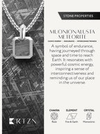 Meteorite Square Pendant Necklace - Maven Couture IncSquare Pendant
