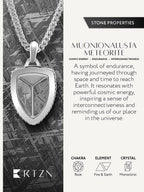 Meteorite Shield Pendant Necklace - Maven Couture IncShield Pendant