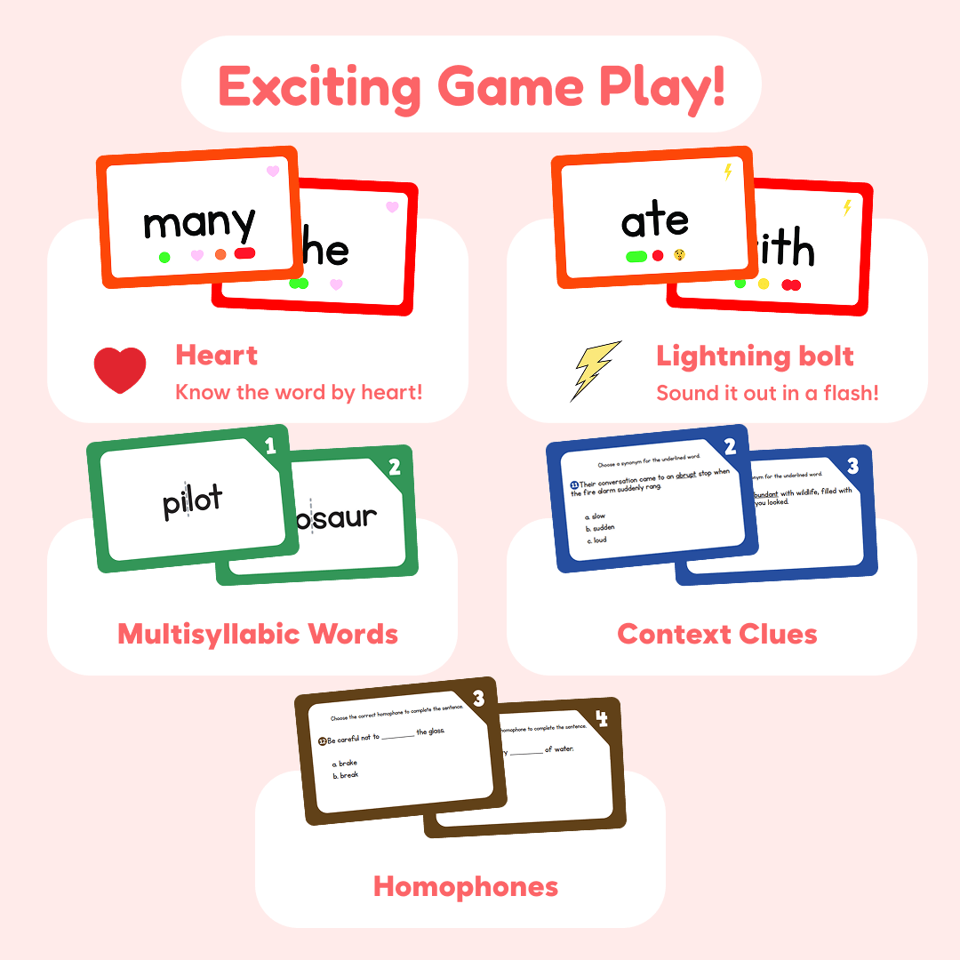 Sight Words + Expansion 3-5 Card Packs - Maven Couture IncEducational Toys