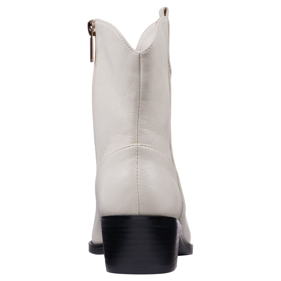 Women's Qakley Off White Bootie - Maven Couture IncBoots, Booties