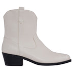 Women's Qakley Off White Bootie - Maven Couture IncBoots, Booties