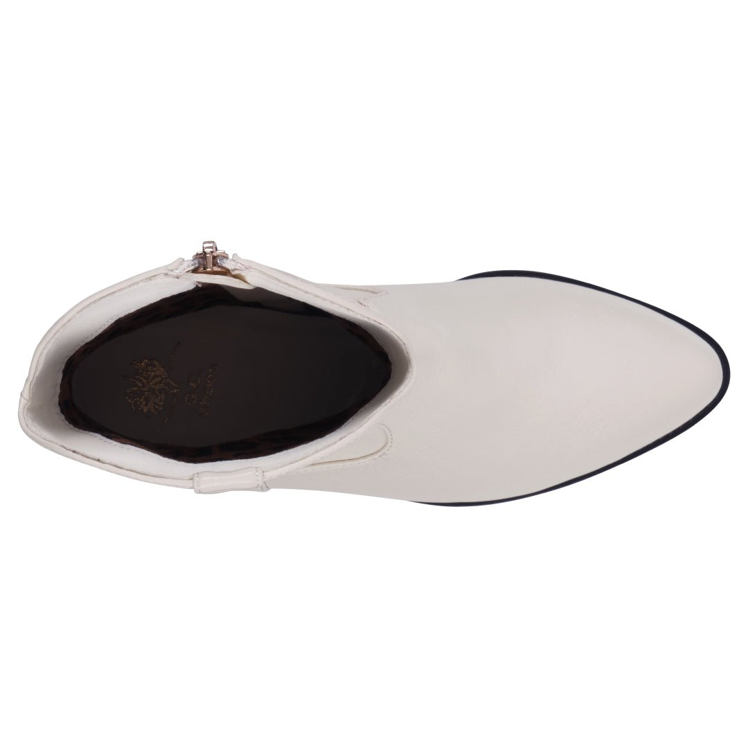 Women's Qakley Off White Bootie - Maven Couture IncBoots, Booties