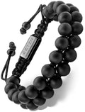 Black Onyx Beaded Bracelet - Morocco - Maven Couture IncBeaded Bracelet