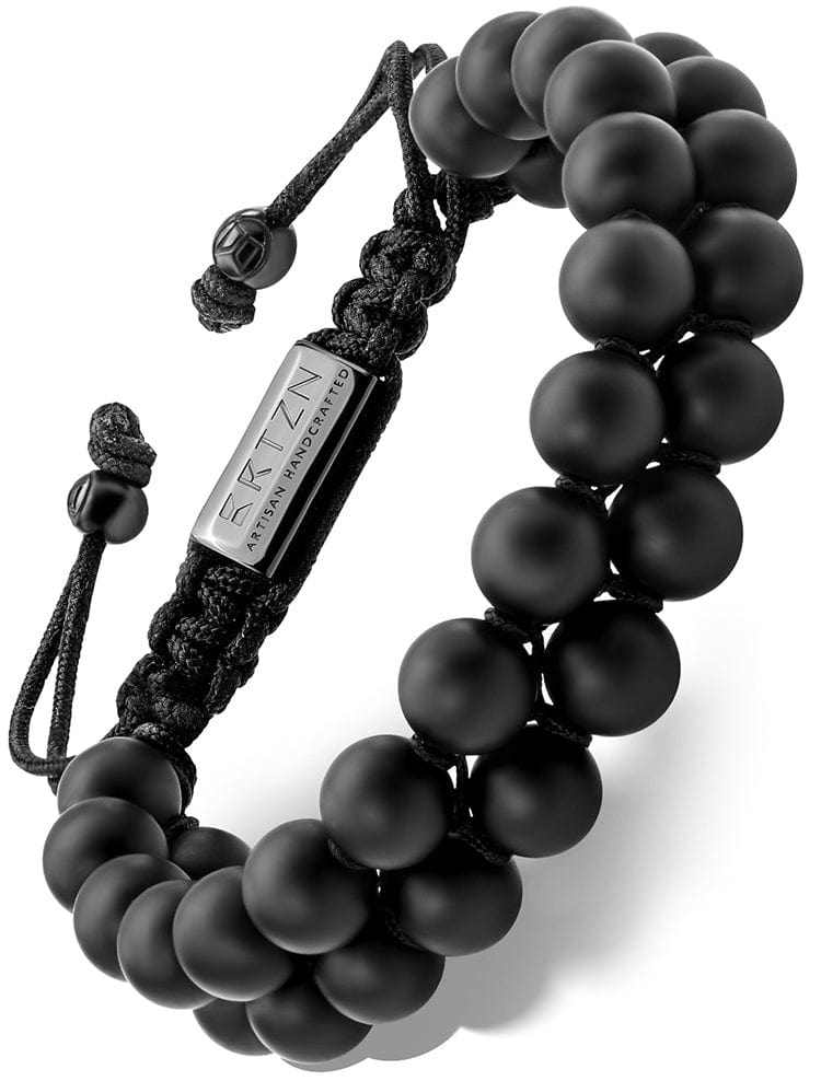 Black Onyx Beaded Bracelet - Morocco - Maven Couture IncBeaded Bracelet