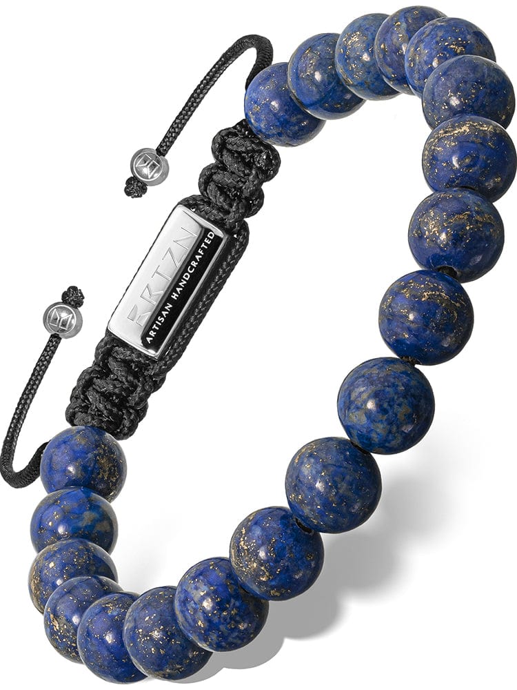 Men’s Blue Lapis Lazuli Beaded Bracelet Bali - Maven Couture IncBeaded Bracelet