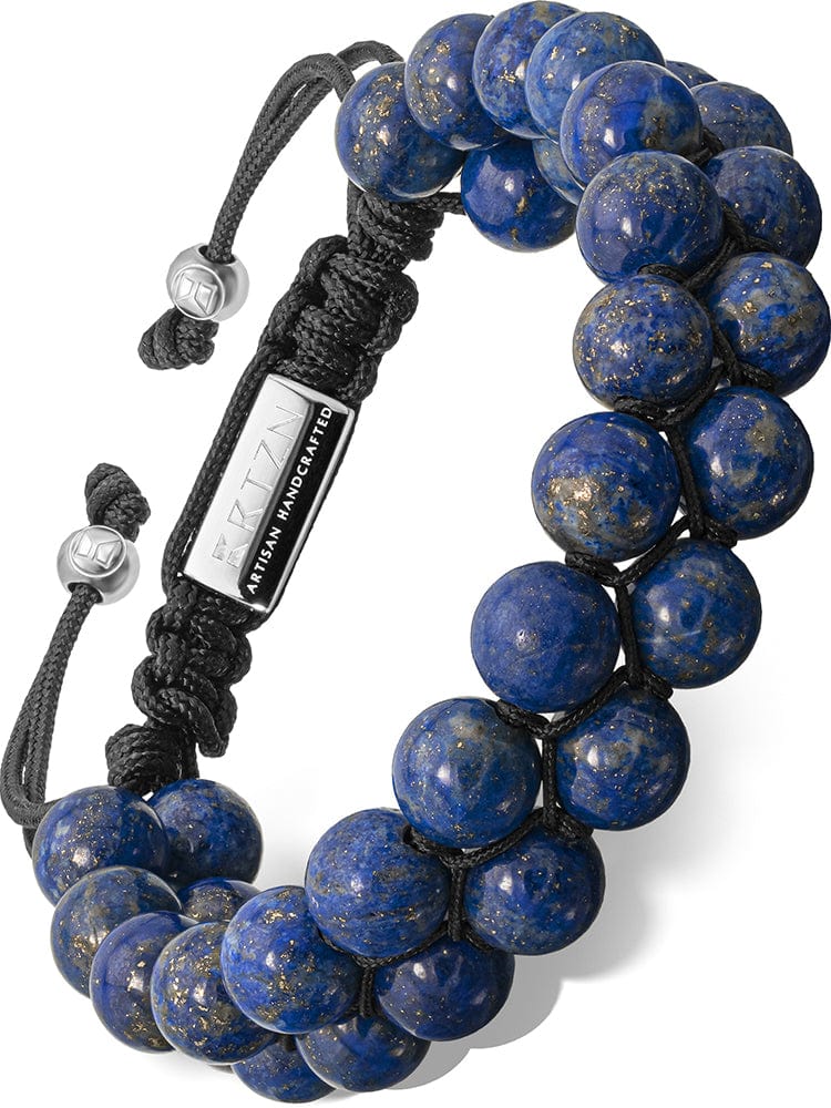 Men’s Blue Lapis Lazuli Beaded Bracelet Morocco - Maven Couture IncBeaded Bracelet