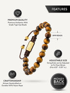 Tigers Eye Beaded Bracelet - Mykonos - Maven Couture IncBeaded Bracelet