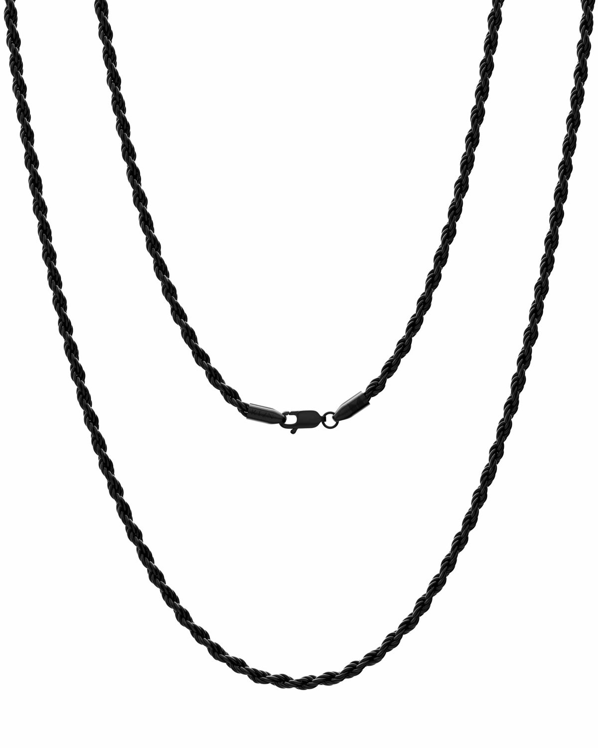 Black Rope Chain (3mm) - Maven Couture IncNecklace