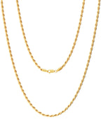 Gold Rope Chain (3mm) - Maven Couture IncNecklace