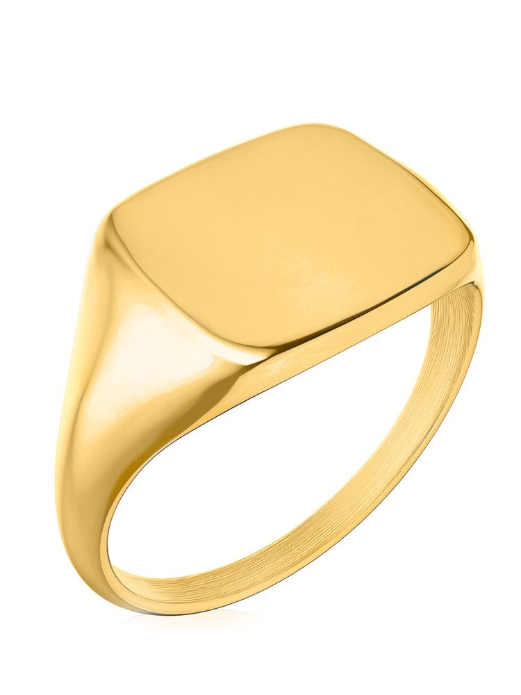 Square Signet Rings (Gold) - Maven Couture IncRings