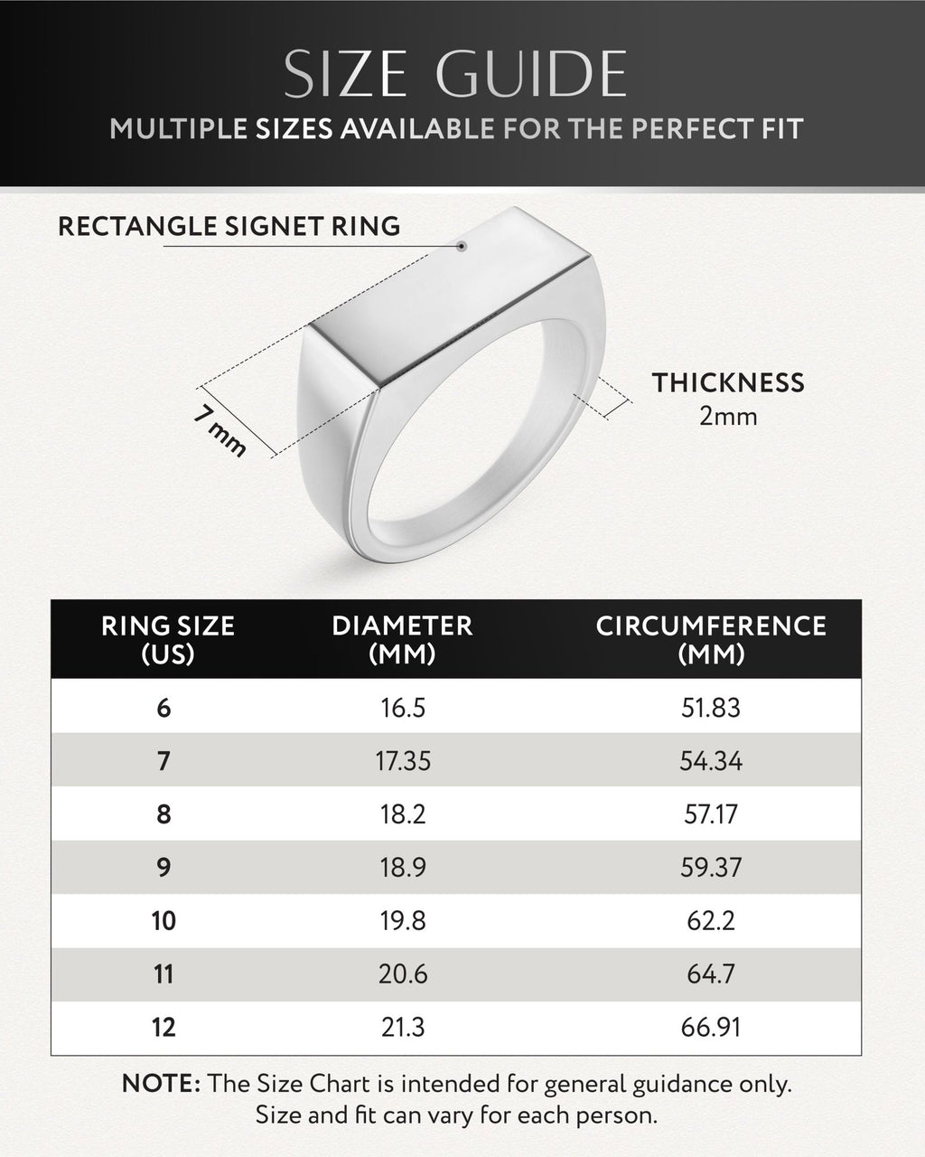 Rectangle Silver Signet Rings (Polished) - Maven Couture IncRings