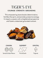 Tiger Eye Beaded Necklace - Maven Couture IncNecklace