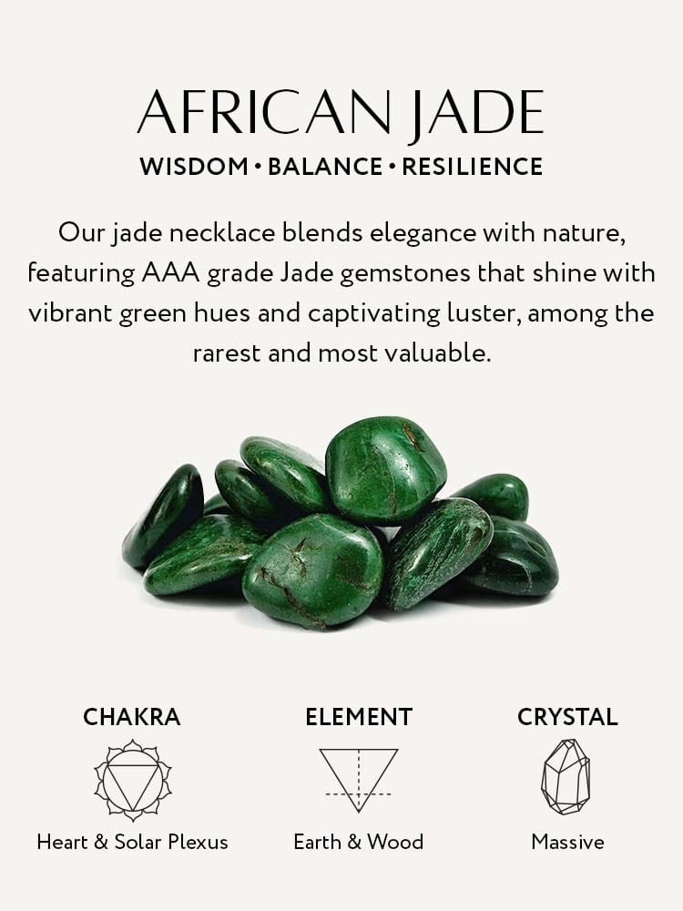 Green Jade Beaded Necklace - Maven Couture IncNecklace