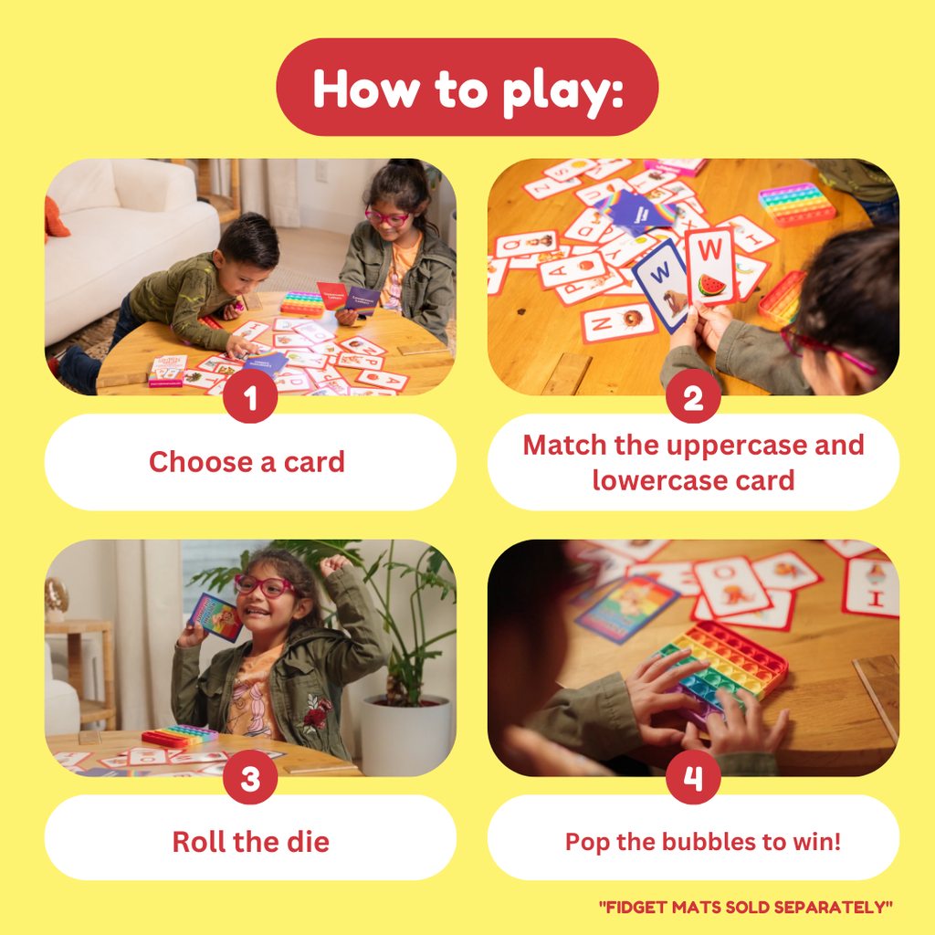 ABC: Learn Uppercase & Lowercase Letters Card Pack - CHOOSE Act - Maven Couture Inc