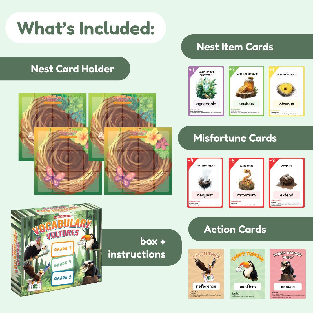 Vocabulary Vultures - Maven Couture IncEducational Toys