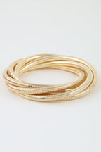 Women's Chain Bracelet Multi Tangled Tube BYMANYC ® New York URBAN TEXTURED STATEMENT BRACELET - New Collection