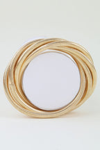 Women's Chain Bracelet Multi Tangled Tube BYMANYC ® New York URBAN TEXTURED STATEMENT BRACELET - New Collection