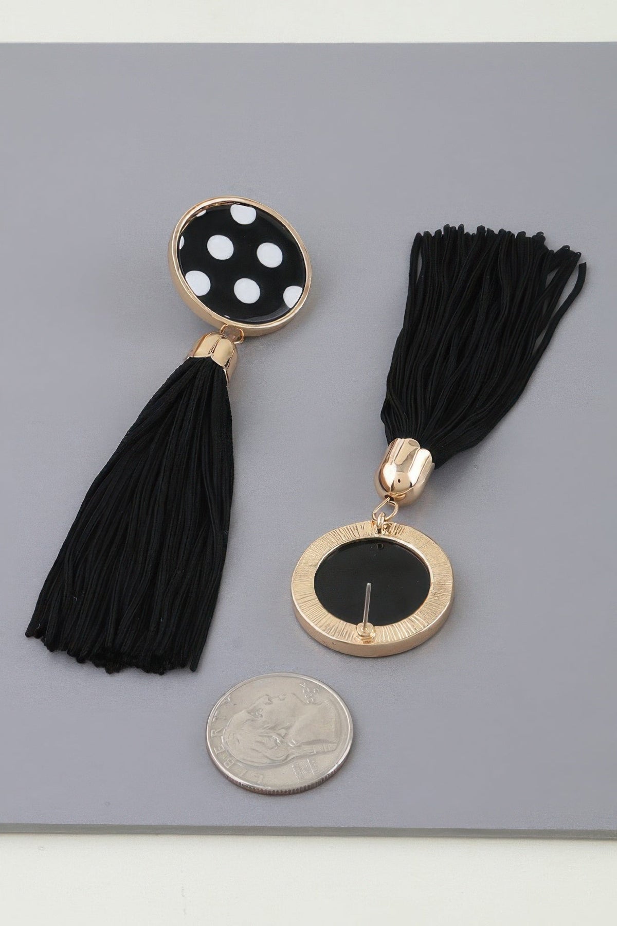 Women's Earrings Drops Tassel BYMANYC ® New York SOHO DOTS - New Collection - Maven Couture IncJEWERLY