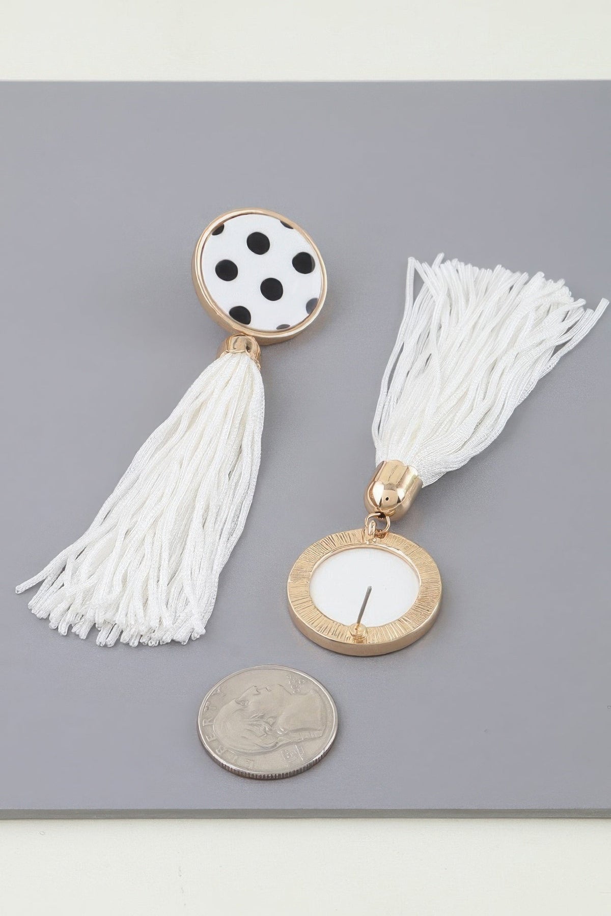 Women's Earrings Drops Tassel BYMANYC ® New York SOHO DOTS - New Collection - Maven Couture IncJEWERLY