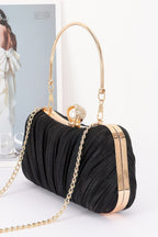 Women's Party Clutch Pleated Polyester BYMANYC ® New York ELEGANT TEXTURED EVENING PURSE - New Collection