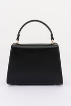 Women's Top Handle Bag Vegan Leather Flap BYMANYC ® New York CONTEMPORARY SLEEK STRUCTURED PURSE - New Collection