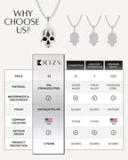 Skull Pendant Necklace - Maven Couture IncNecklace