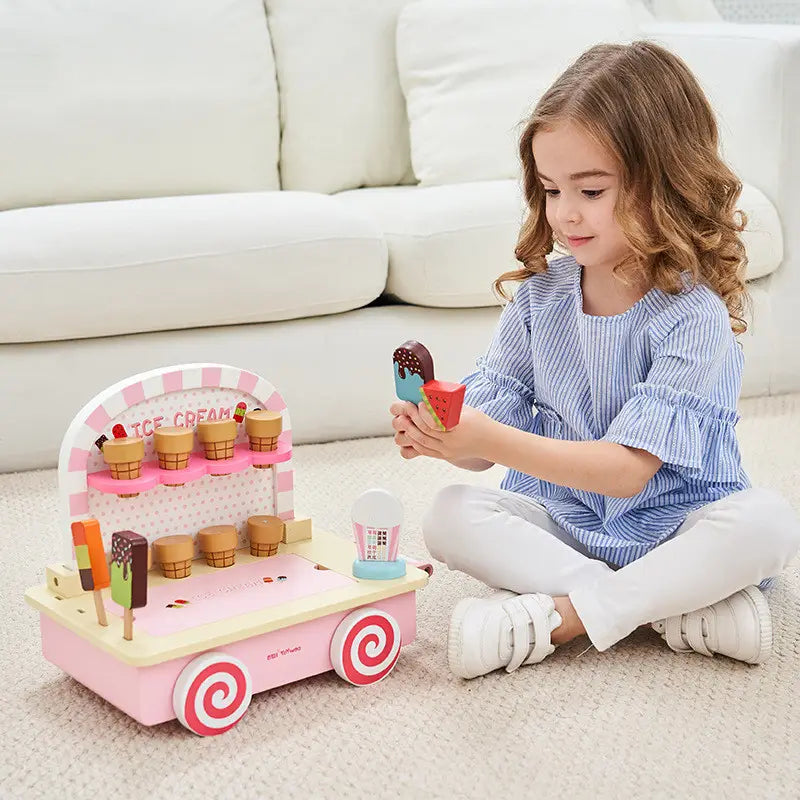 Delightful ice cream truck toy for imaginative play and creativity